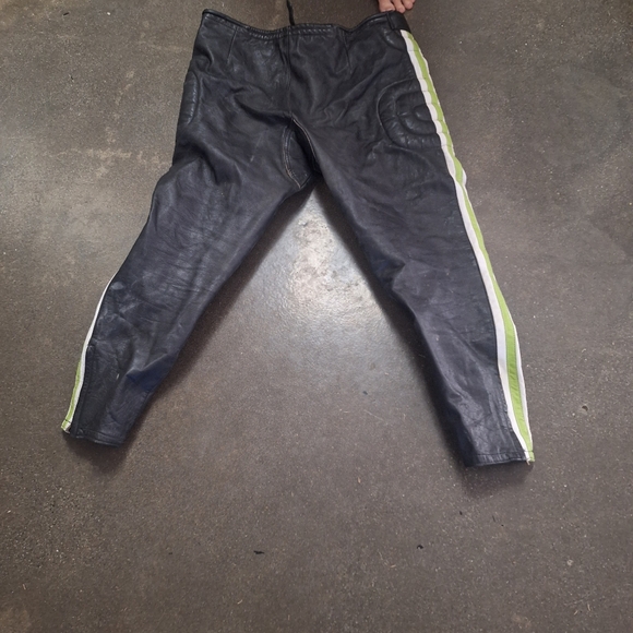 Kawasaki vintage leather motocross pants - Picture 9 of 12
